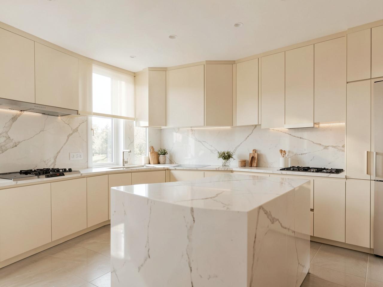 Pristine modern residential kitchen